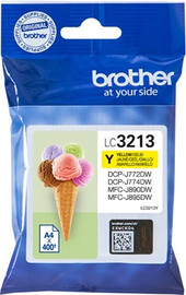 BROTHER ראש דיו צהוב מקורי Brother LC3213Y (400 דפים)
