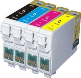 Epson סט ראשי דיו תואם 0732+0733+0734+Epson T-0731