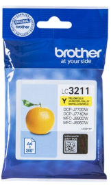 BROTHER ראש דיו צהוב מקורי Brother LC3211Y