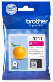 BROTHER ראש דיו אדום מקורי Brother LC3211M