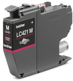 BROTHER ראש דיו אדום מקורי Brother LC421M