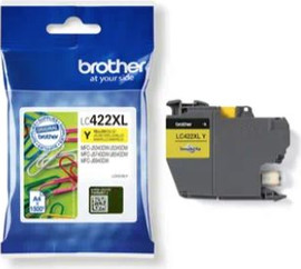 BROTHER ראש דיו צהוב מקורי Brother LC422XL Y (1,500 דפים)