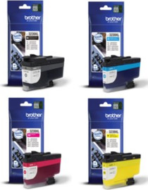 BROTHER סט 4 ראשי דיו מקוריים BROTHER LC3239XL