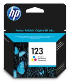 HP ראש דיו צבעוני מקורי HP F6V16AE 123