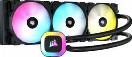 Corsair קירור מים Corsair H150 RGB 360mm בצבע שחור