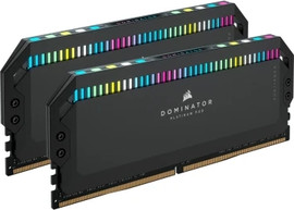 Corsair זיכרון RAM Corsair DDR5 32GB (16x2) 6200 Dominator Platinum RGB צבע כסף