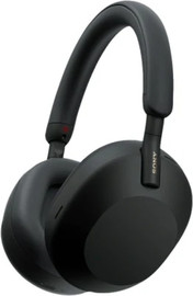 SONY אוזניות אלחוטיות Sony WH-1000XM5 עם מיקרופון Bluetooth בצבע שחור היבואן הרשמי