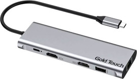 Gold Touch תחנת עגינה Gold Touch USB-Type C SU-C13 - צבע כסוף