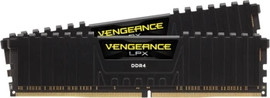 Corsair קיט זיכרון Corsair VENGEANCE® LPX 16GB (2 x 8GB) DDR4 DRAM 3600MHz C18 בצבע שחור