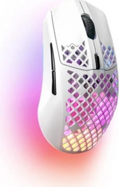 SteelSeries SteelSeries עכבר גיימינג אלחוטי קל משקל עם חיישן אופטי Aerox 3 Wireless Wht
