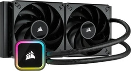 Corsair מערכת קירור נוזלית Corsair iCUE H115i RGB ELITE 280mm בצבע שחור