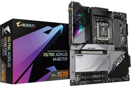 Gigabyte לוח אם Gigabyte X670E AORUS MASTER צבע שחור
