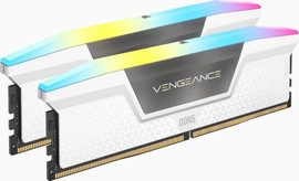 Corsair זכרון Corsair Vengeance RGB DDR5 32GB (16GBx2) 6200 CL36 בצבע שחור