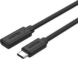 UNITEK Unitek Full-Featured USB-C Extension Cable with 4K@60Hz, 100W Power Delivery and 10Gbps Data (USB 3.2 Gen2) C14086BK