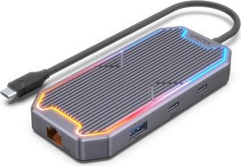 UNITEK Unitek uHUB S7+ 7-in-1 USB-C Hub with 10Gbps Data, HDMI and PD 100W D1029A