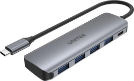 UNITEK Unitek uHUB P5+ 5-in-1 USB-C Hub with 100W Power Delivery H1107B