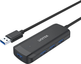 UNITEK Unitek uHUB Q4 4 Ports Powered USB 3.0 Hub with 150cm Long Cable H1111E