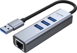 UNITEK Unitek uHUB Q4+ 4-in-1 USB-A Ethernet Hub H1906A