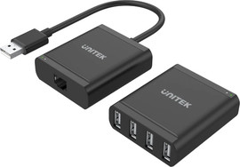 UNITEK Unitek 4 Ports USB 2.0 Extender Over Cat 6/ Cat 5e Y-2516