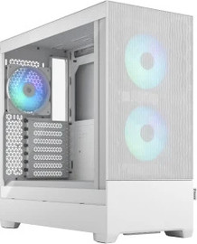 Fractal Design מארז מחשב Fractal Design Pop Air RGB צבע לבן עם זכוכית שקופה FD-C-POR1A-01