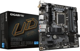 Gigabyte לוח אם Gigabyte B760M DS3H AX בצבע שחור