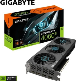 Gigabyte כרטיס מסך Gigabyte GeForce RTX 4060Ti GV-N406TEAGLE OC-8GD צבע שחור