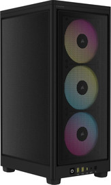 Corsair קייס מיני Corsair 2000D iCUE RGB Airflow בצבע שחור