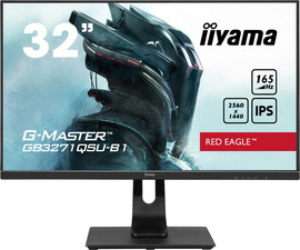 Iiyama מסך גיימינג IIYAMA 32" WQHD 165Hz 1ms G-Master Gaming IPS Monitor GB3271QSU-B1