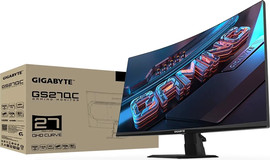 Gigabyte מסך מחשב Gigabyte GS27QC 27" QHD 170Hz 1ms VA Curved Gaming Monitor