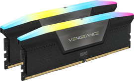 Corsair זכרון Corsair DDR 5 64G (32Gx2) 5600 CL40 Vengeance RGB CMH64GX5M2B5600C40