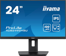 Iiyama מסך מחשב IIYAMA 23.8" ProLite FHD 100Hz בצבע שחור