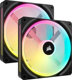 Corsair מאווררים Corsair iCUE LINK QX140 RGB 140mm PWM Fans x2 Starter Kit CO-9051004-WW
