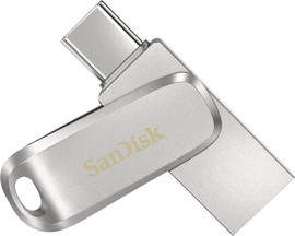SanDisk זיכרון נייד SanDisk Ultra Dual Drive Luxe USB 3.1 Type-C - דגם SDDDC4-256G-G46 - נפח 256GB