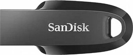 SanDisk זיכרון נייד SanDisk Ultra Curve USB 3.2 - דגם SDCZ550-064G-G46 - נפח 64GB - צבע שחור