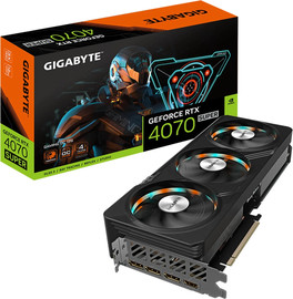 Gigabyte כרטיס מסך Gigabyte RTX 4070 SUPER GV-N407SGAMING OC-12GD