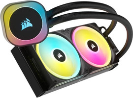 Corsair מערכת קירור נוזלית למעבד Corsair iCUE LINK H100i RGB AIO Liquid CPU Cooler CW-9061001-WW
