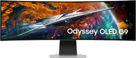 SAMSUNG מסך גיימינג קעור Samsung 49" DQHD 240Hz 0.03ms OLED 1800R S49CG954SU