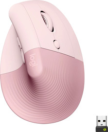 LOGITECH עכבר ארגונומי אלחוטי Logitech Lift Vertical Ergonomic Mouse - Rose