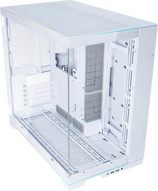 Lian-li מארז Lian-Li O11 Dynamic EVO RGB בצבע לבן