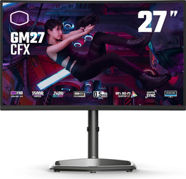Cooler Master מסך מחשב CoolerMaster 27" GM27-CFX 240Hz Curved