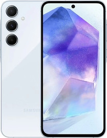 SAMSUNG טלפון סלולרי Samsung Galaxy A55 SM-A556E/DS 256GB 8GB RAM  בצבע Awesome Iceblue