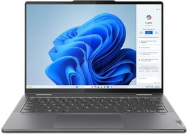 Lenovo מחשב נייד עם מסך מגע Lenovo Yoga 7-14IML9 83DJ0065IV - צבע Storm Grey - עט Lenovo® Digital Pen כלול באריזה