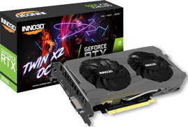 Inno3d כרטיס מסך Inno3D RTX 3050 TWIN X2 OC N30502-08D6X-1711VA41