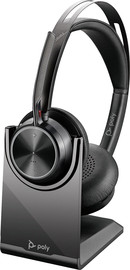HP אוזניות קשת אלחוטיות עם מיקרופון מובנה Poly Voyager Focus 2 UC 213726-01