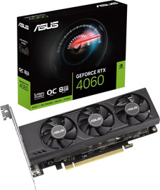 ASUS כרטיס מסך ASUS GeForce RTX™ 4060 LP BRK OC Edition 8GB GDDR6