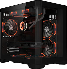 Oem מארז מחשב 1StPlayer UV5 3X ARGB עם מרכז שליטה ושלט בצבע שחור