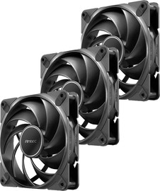 Antec מאווררים למארזים Antec Tranquil 120mm PWM x3 בצבע שחור