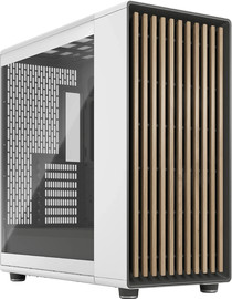 Fractal Design מארז מחשב Fractal Design North XL בצבע לבן ושקוף Chalk White TG Clear