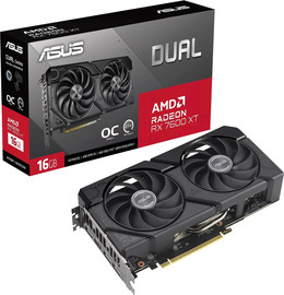 ASUS כרטיס מסך ASUS Dual Radeon™ RX 7600 XT OC Edition 16GB GDDR6
