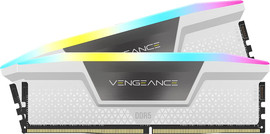 Corsair זיכרון למחשב Corsair Vengeance RGB DDR5 32GB (2x16GB) 6000 CL36 CMH32GX5M2E6000Z36W